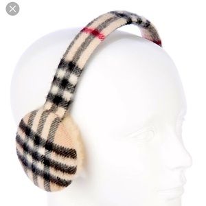 Burberry cashmere earmuffs